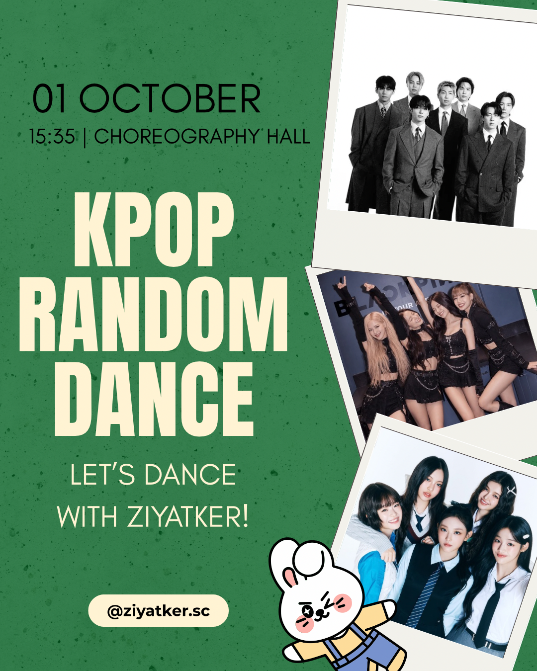 KPOP Random Dance campaign poster